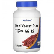 Nutricost, червоний дріжджовий рис, 120 капсул (600 мг в 1 капсулі)